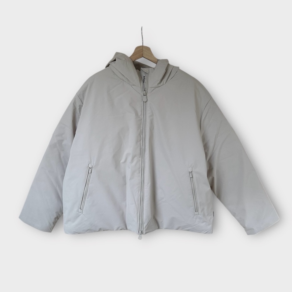 Save The Duck Hooded Puffer Coat – Rainy Beige, XL